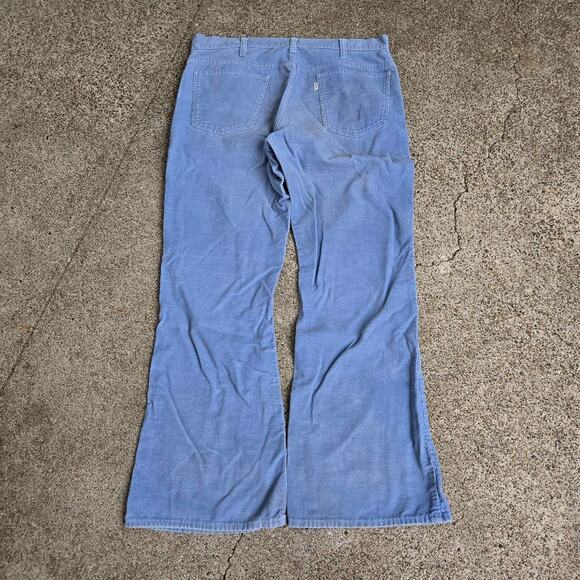Vtg 70s 80s LEVI'S 517 Style Earthtone Flare Corduroy Pants 35 x 28 Fit USA - Picture 1 of 8